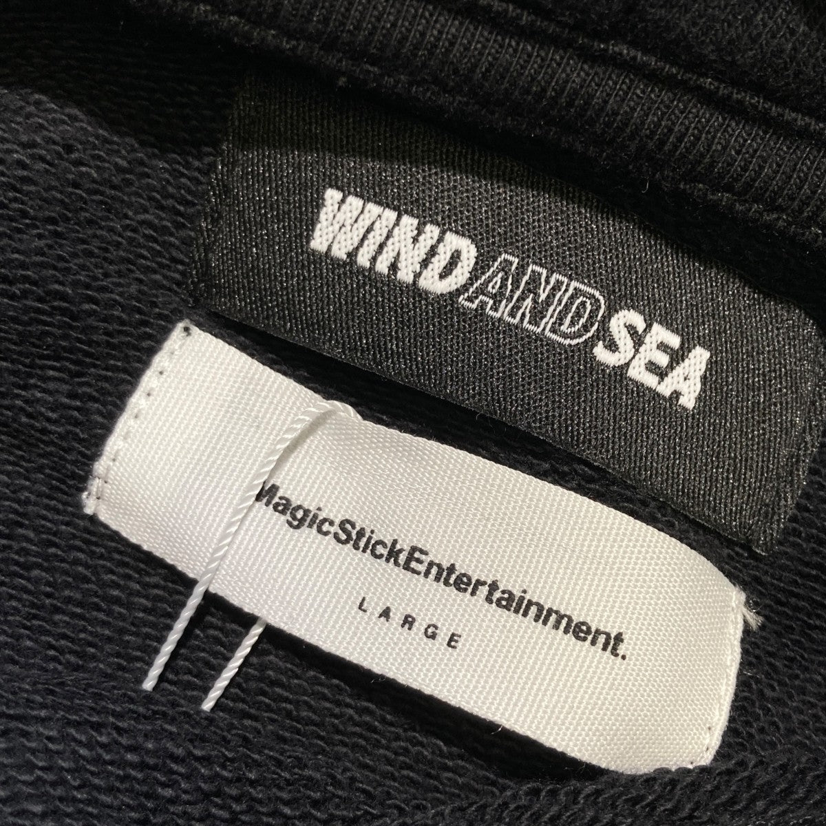 WIND AND SEA×MAGIC STICK LOGO HOODIEプルオーバーパーカー 古着・中古-5枚目のアイテム画像