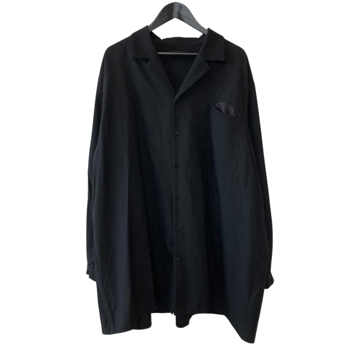 Wool Gabardine 開襟 Gang Shirt長袖シャツ