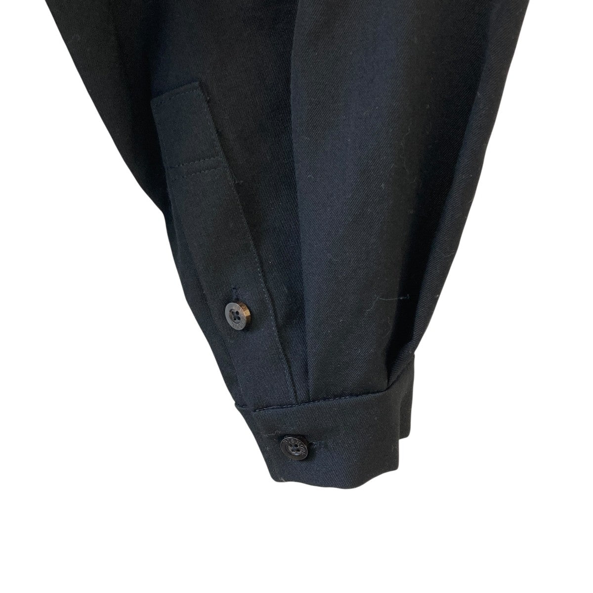 Wool Gabardine 開襟 Gang Shirt長袖シャツ