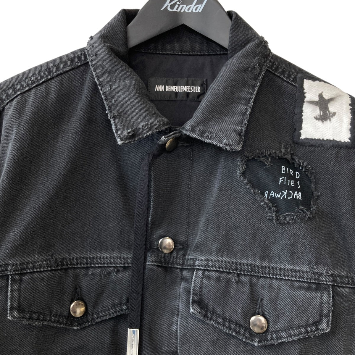 ANN DEMEULEMEESTER RAF 5-POCKETS STANDARD BLOUSONデニムジャケットJT-2D144 古着・中古-3枚目のアイテム画像