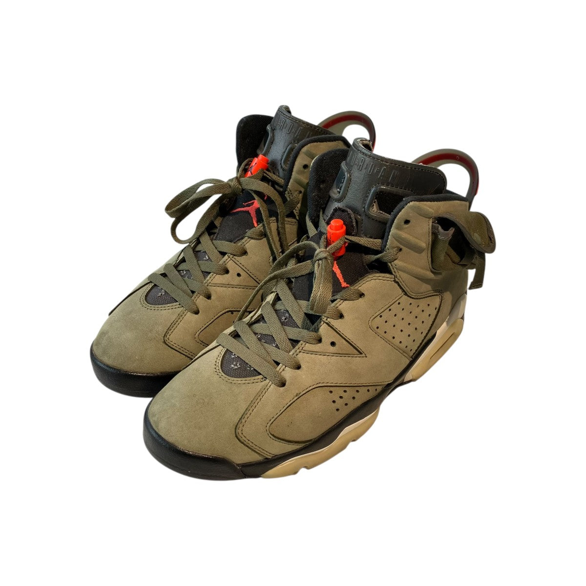 Air Jordan 6 Retro Medium OliveハイカットスニーカーCN1084-200