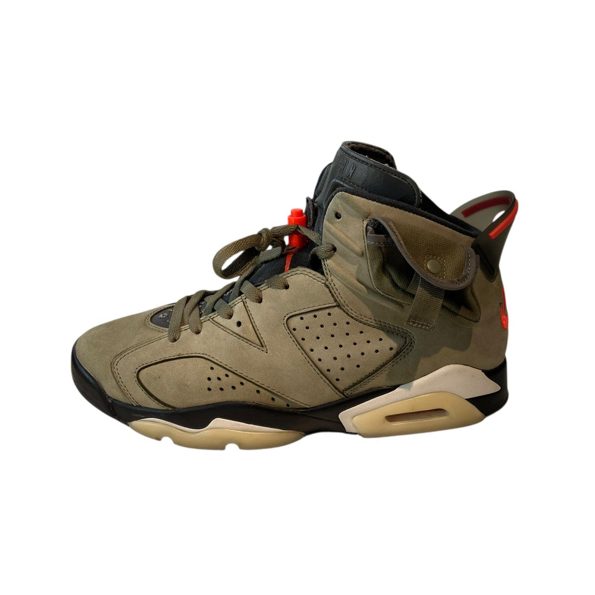 Air Jordan 6 Retro Medium OliveハイカットスニーカーCN1084-200
