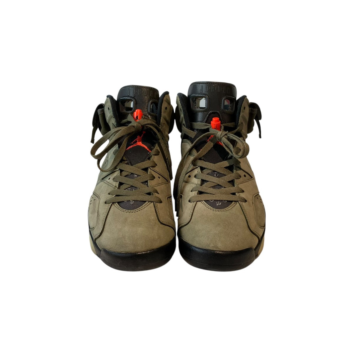 Air Jordan 6 Retro Medium OliveハイカットスニーカーCN1084-200