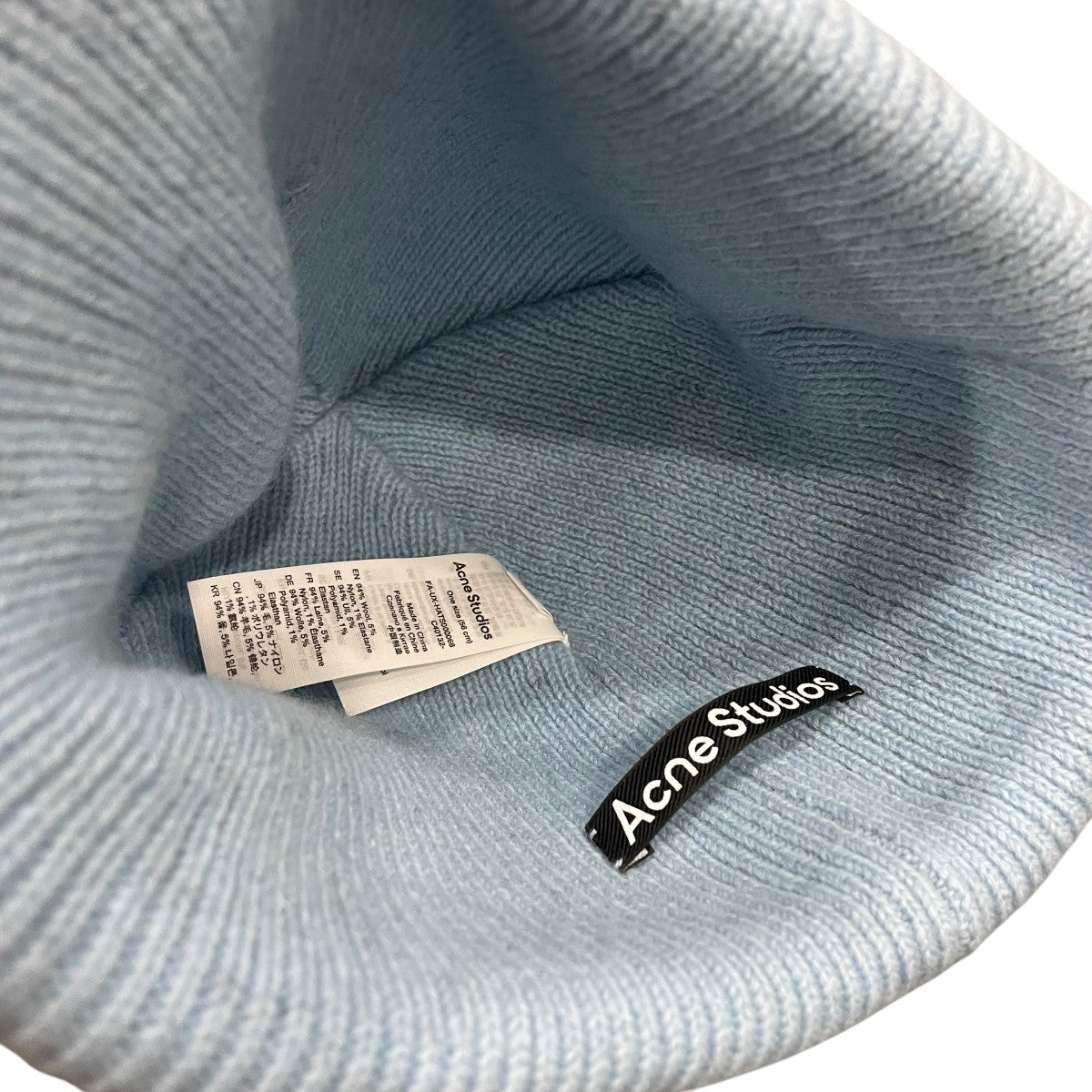 ACNE STUDIOS ニット帽FAUXHATS000068 古着・中古-5枚目のアイテム画像