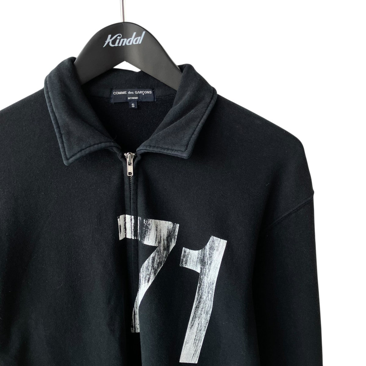 COMME des GARCONS HOMME 2005 71 PRINT JACKETジップアップカットソー 古着・中古-3枚目のアイテム画像