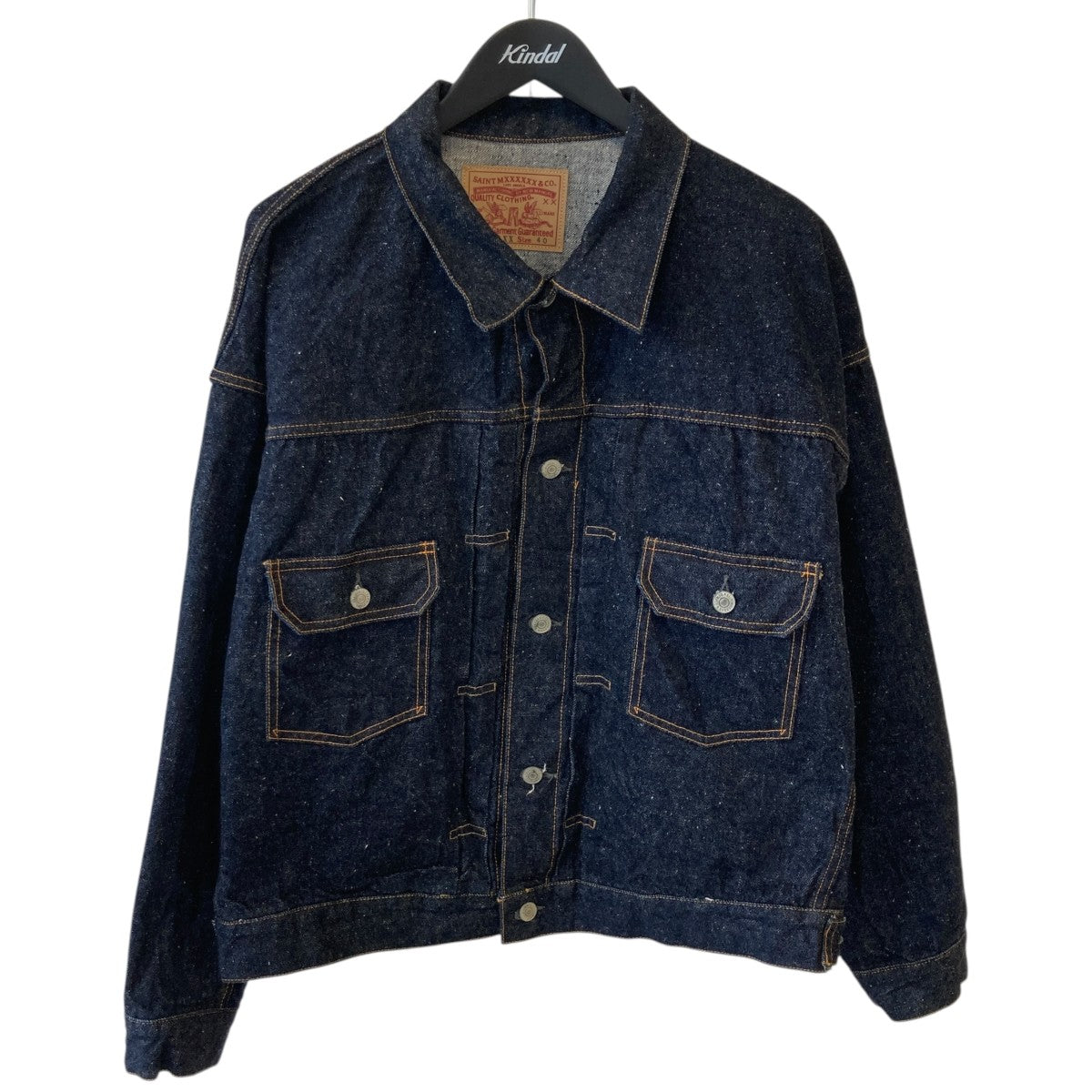 SAINT MICHAEL×berberjin BJ_DENIM JKTデニムジャケットSM-A23-0000-C16 古着・中古-1枚目のアイテム画像