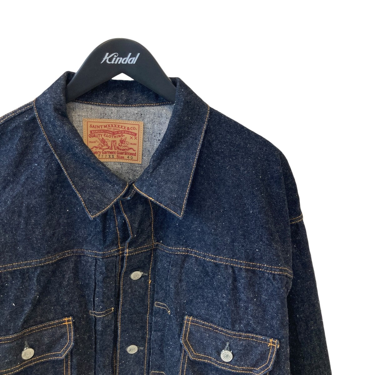 SAINT MICHAEL×berberjin BJ_DENIM JKTデニムジャケットSM-A23-0000-C16 古着・中古-3枚目のアイテム画像