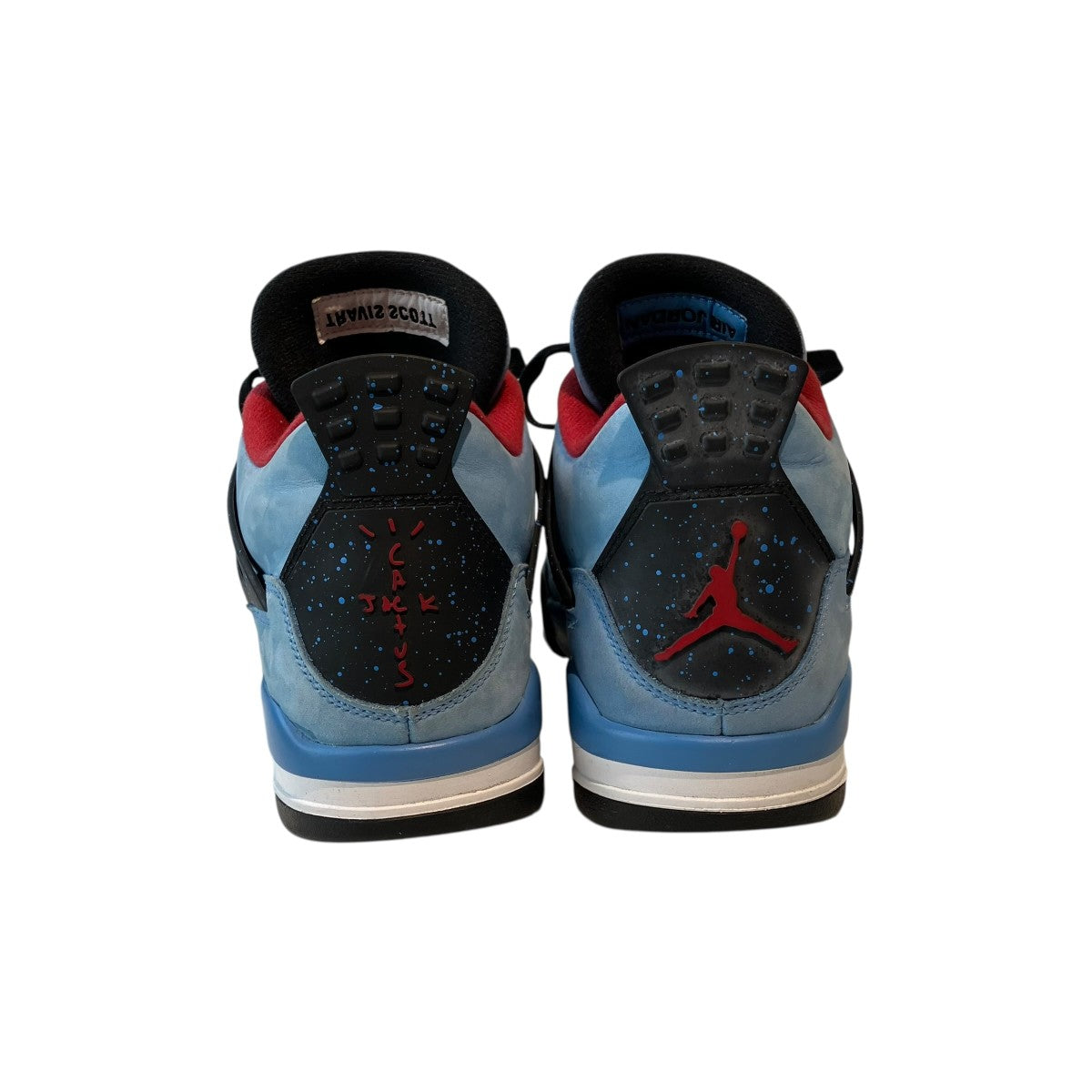 Travis Scott Air Jordan 4 Retro Cactus Jack University Blueハイカットスニーカー308497-406