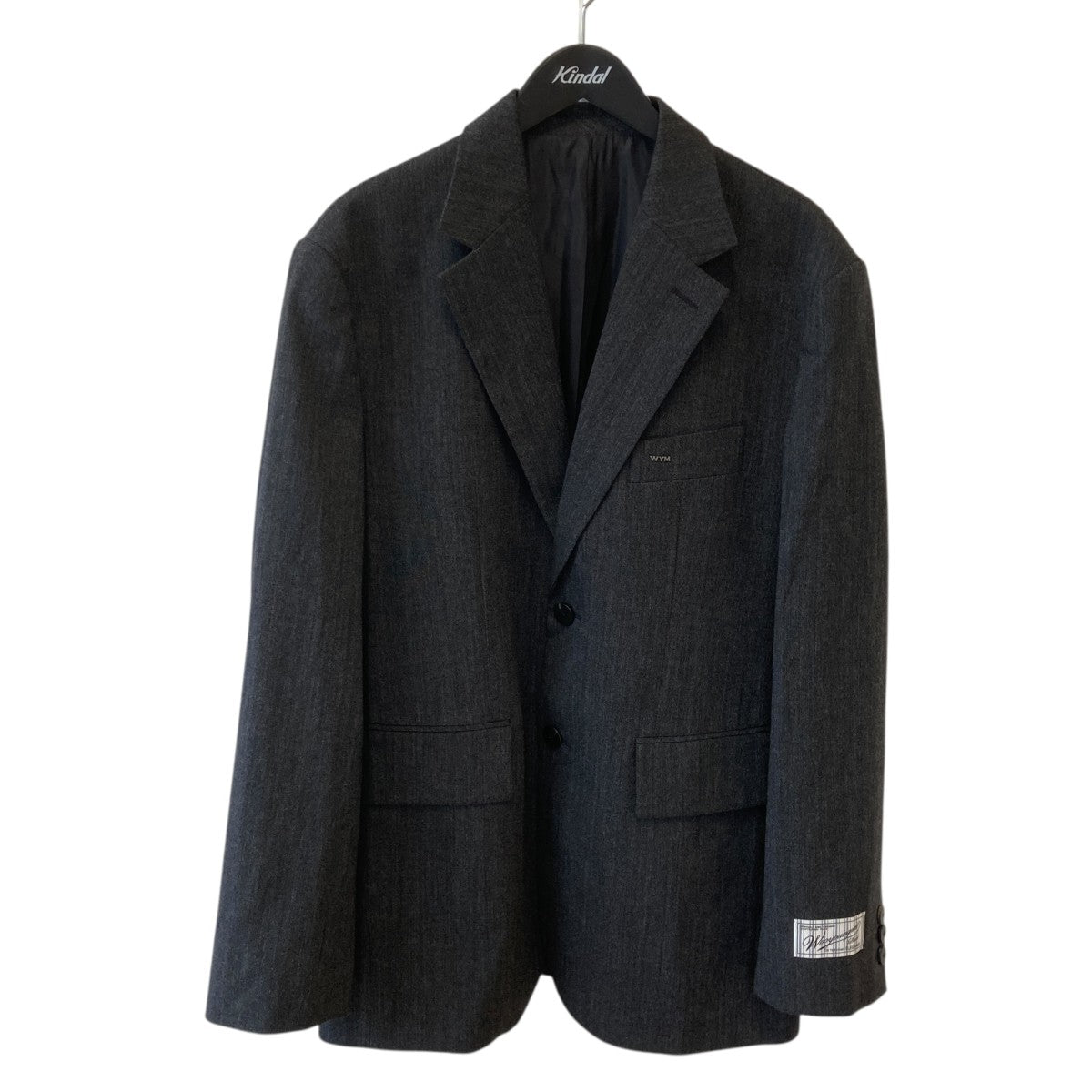 26SSGray Oxford Single JacketテーラードジャケットW261CJ02901G