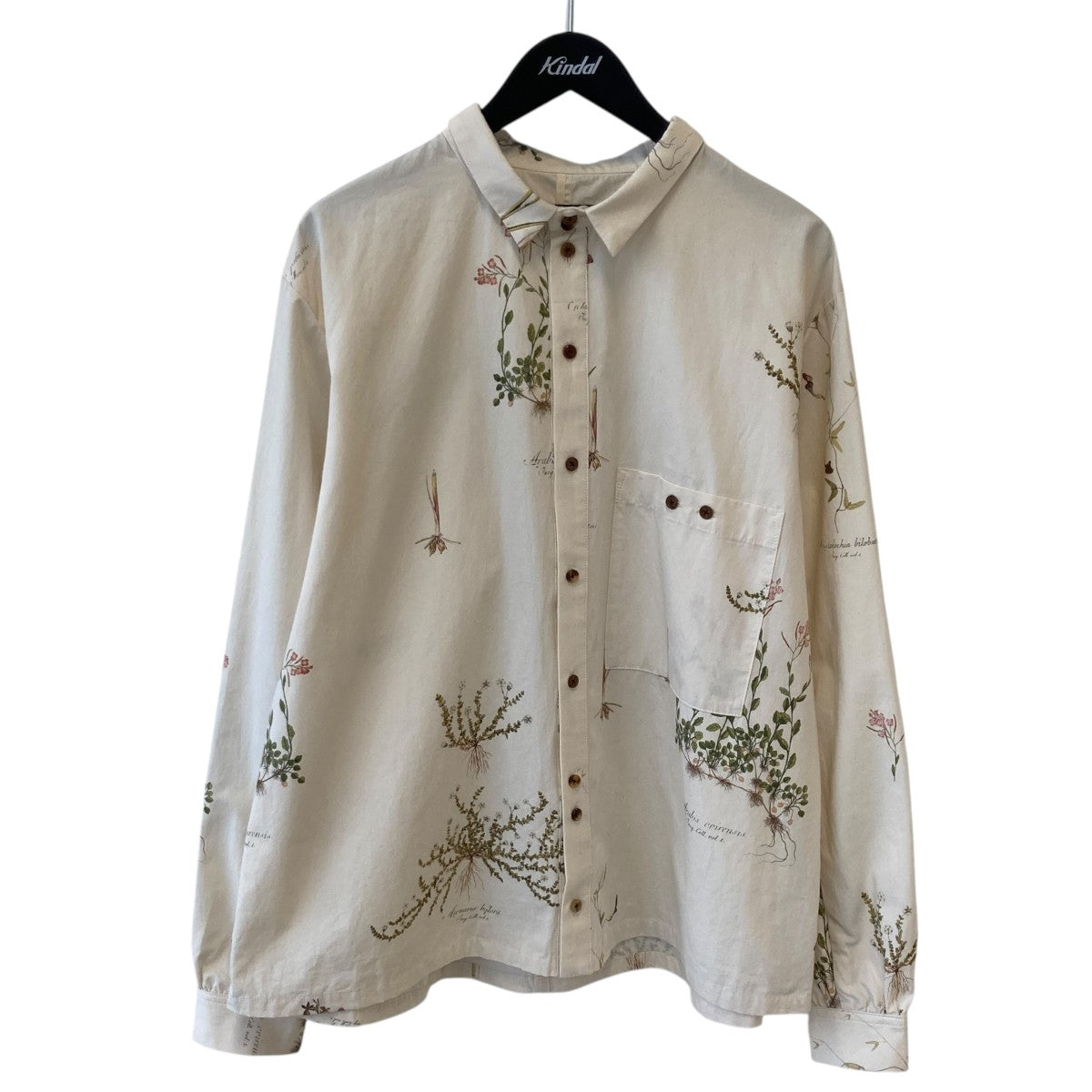 aleksandr manamis EDEN SHIRT BOTANICALシャツ 古着・中古-1枚目のアイテム画像