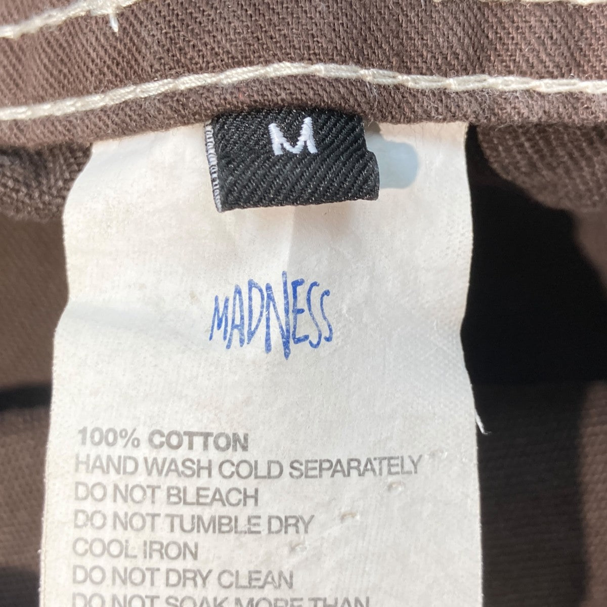 MADNESS MADNESS VTG FRENCH WORK WIDE PANTSパンツ 古着・中古-5枚目のアイテム画像