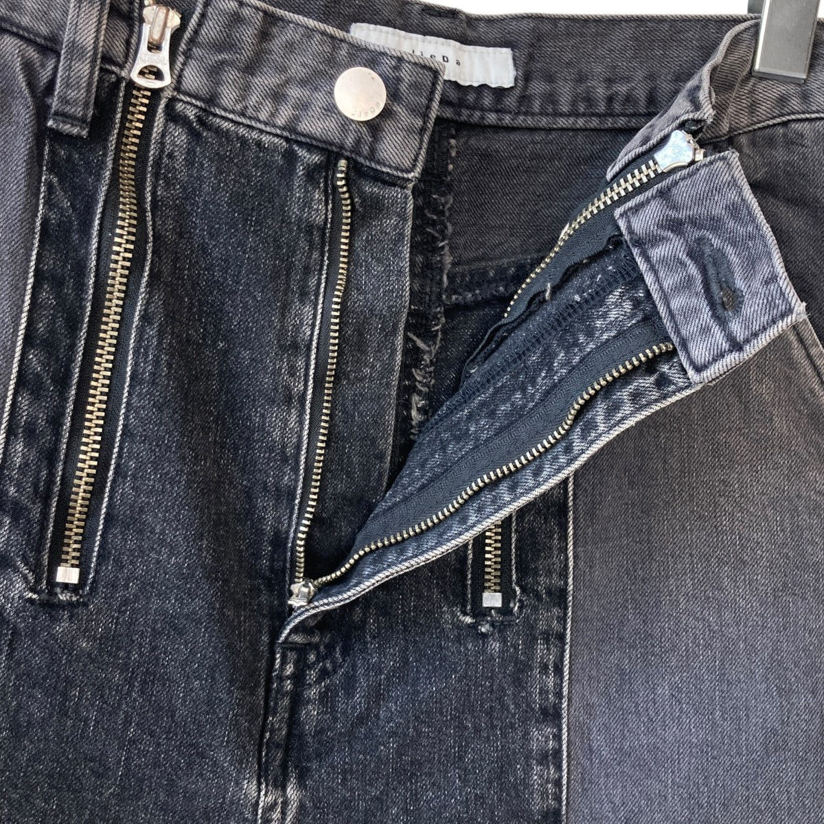 Jieda SWITCHING ZIP DENIM PANTSデニムパンツjie-23w-pt01-a 古着・中古-3枚目のアイテム画像