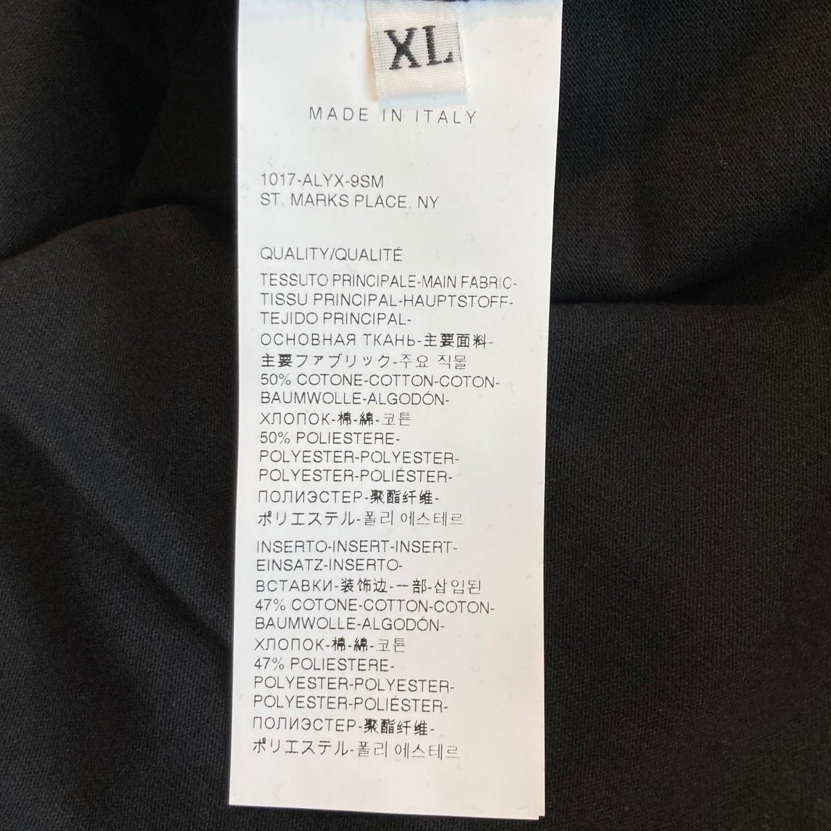 1017 ALYX 9SM Tシャツ 古着・中古-4枚目のアイテム画像