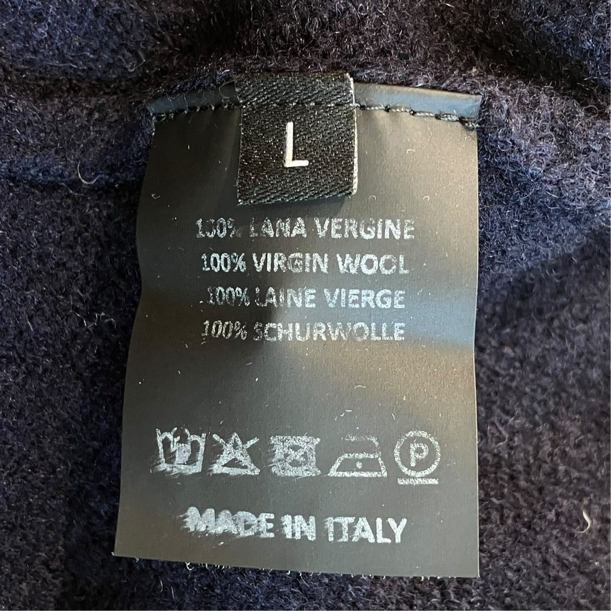 RAF SIMONS Light roundneck hammersleeve sweater with patchesニット 古着・中古-5枚目のアイテム画像