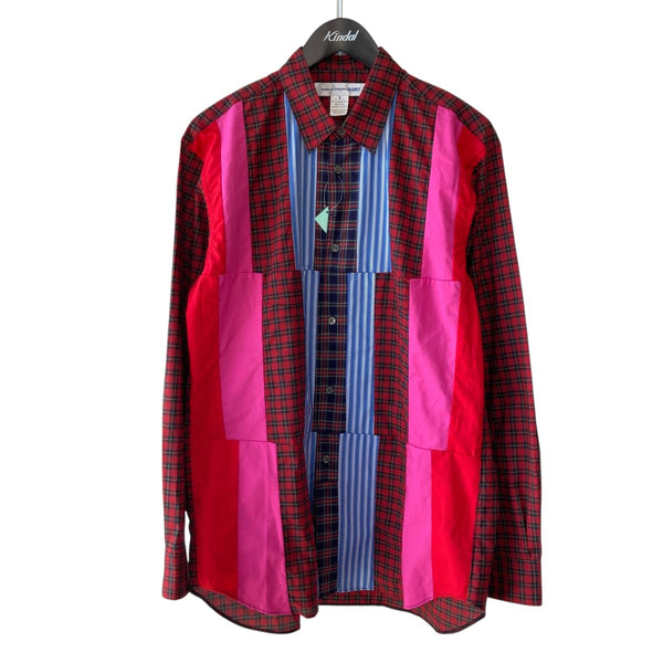 COMME des GARCONS SHIRT(コムデギャルソンシャツ) 25AW切替長袖シャツ