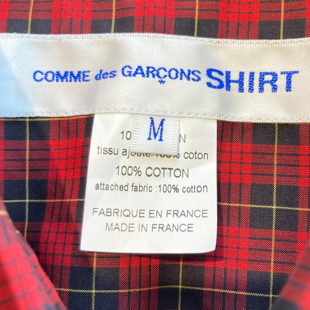 COMME des GARCONS SHIRT(コムデギャルソンシャツ) 25AW切替長袖シャツ