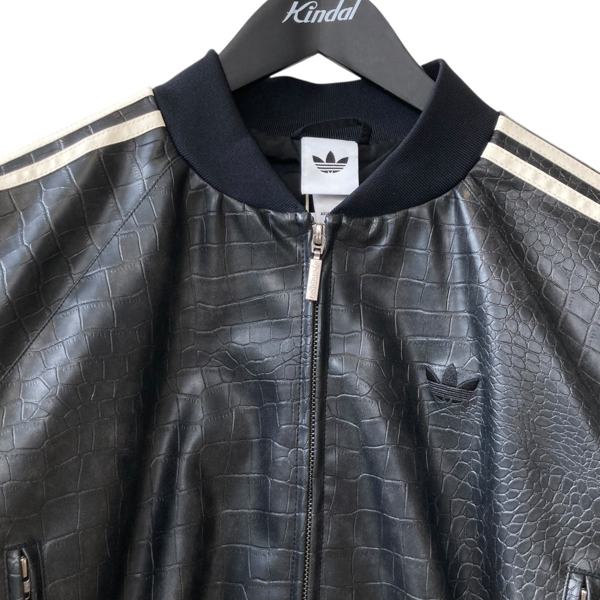 adidas SST PLEATHER JACKETプレザージャケットKE5035 古着・中古-3枚目のアイテム画像