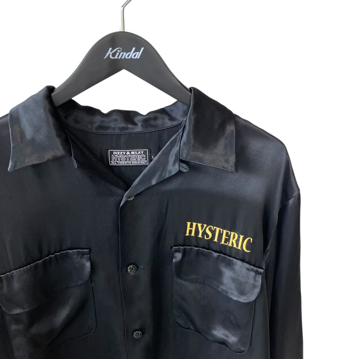 Hysteric Glamour(ヒステリックグラマー) BLACK PANTHER刺繍長袖シャツ