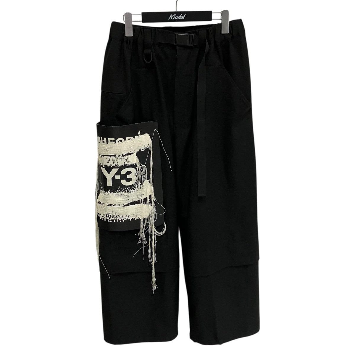 Y-3 SPORT UNIFORM PATCH PANTSワイドパンツJN3704 古着・中古-1枚目のアイテム画像
