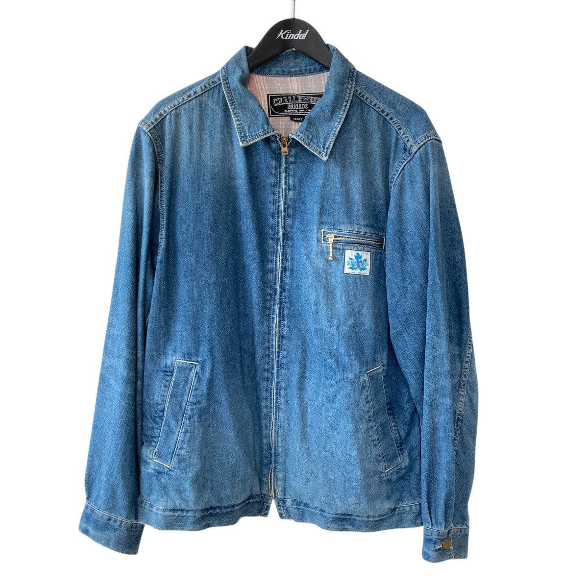 CHALLENGER WASHED DENIM JACKETデニムジャケットCLG-JK022-001 古着・中古-1枚目のアイテム画像