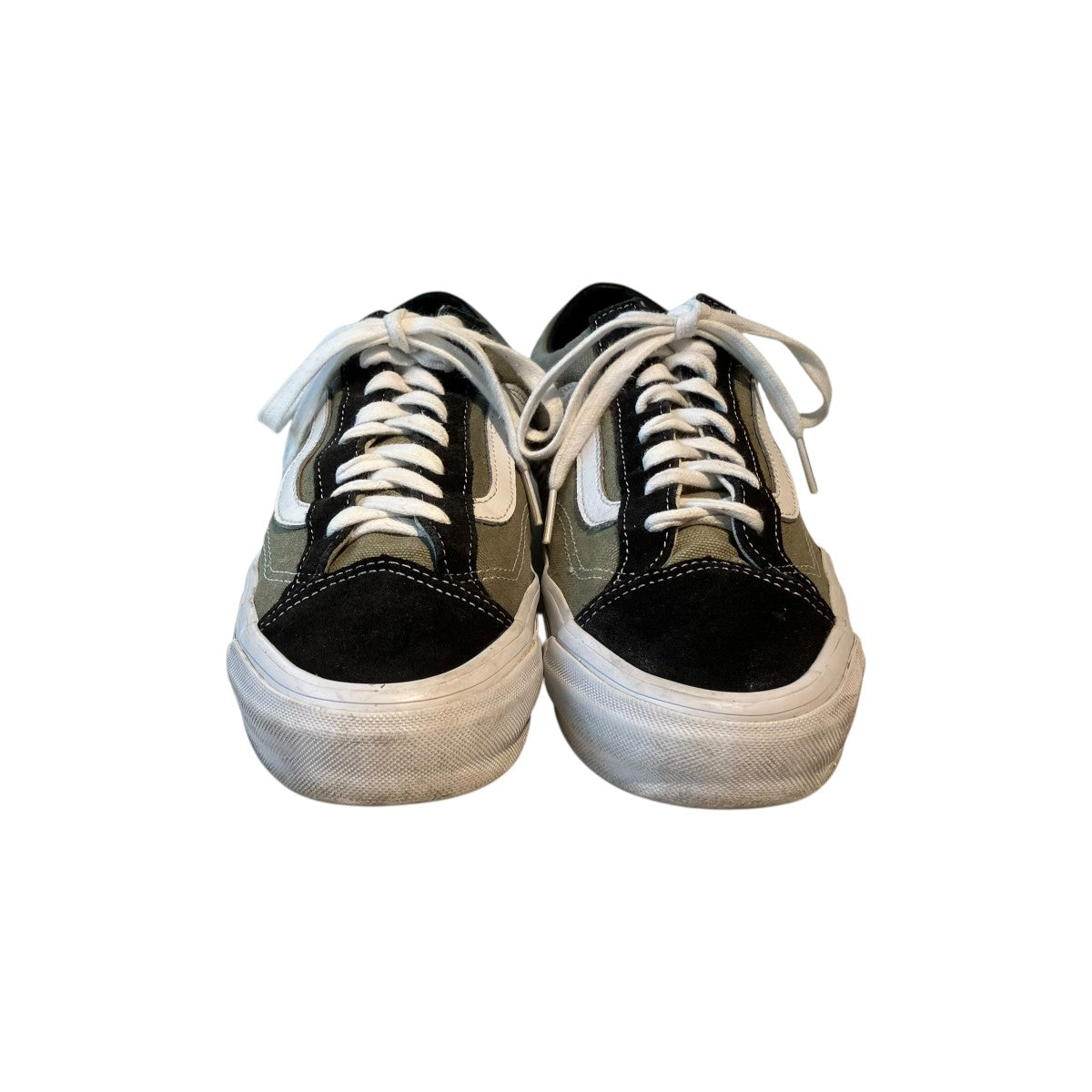 VANS×Ron Herman PREMIUM OLD SKOOL 36 WASHED GREENローカットスニーカーVN000D57GRN 古着・中古-3枚目のアイテム画像