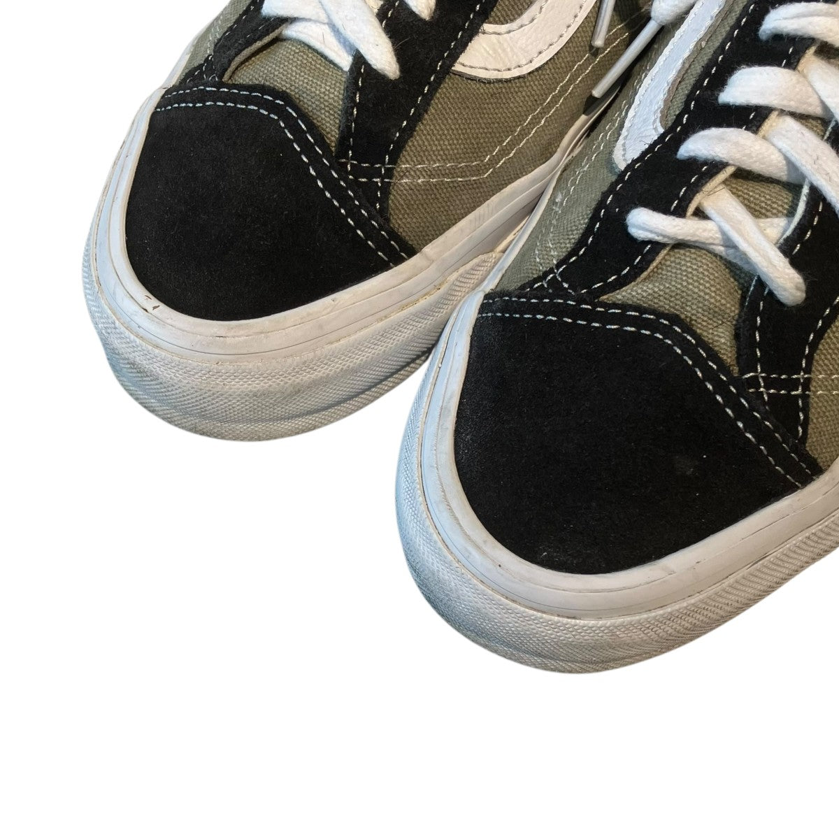 VANS×Ron Herman PREMIUM OLD SKOOL 36 WASHED GREENローカットスニーカーVN000D57GRN 古着・中古-7枚目のアイテム画像
