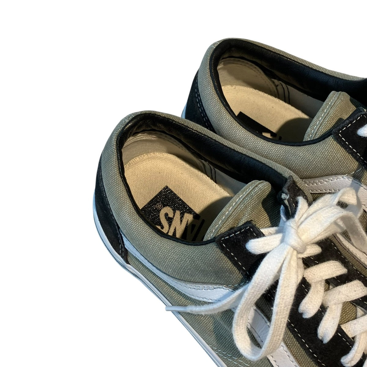 VANS×Ron Herman PREMIUM OLD SKOOL 36 WASHED GREENローカットスニーカーVN000D57GRN 古着・中古-8枚目のアイテム画像