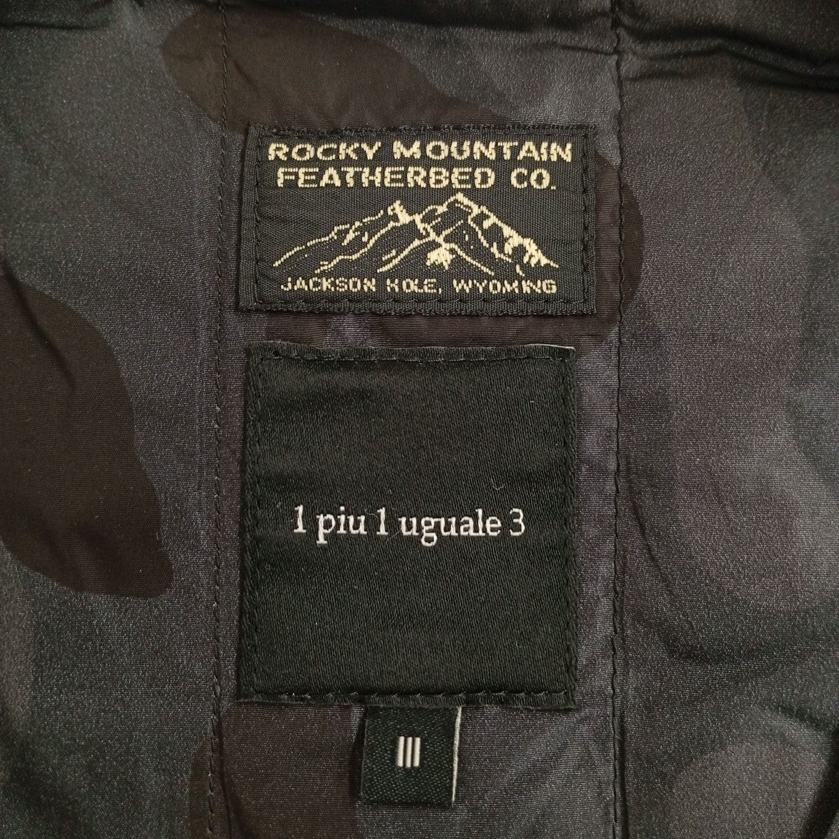 1piu1uguale3×RockyMountain ダウンベスト 古着・中古-3枚目のアイテム画像
