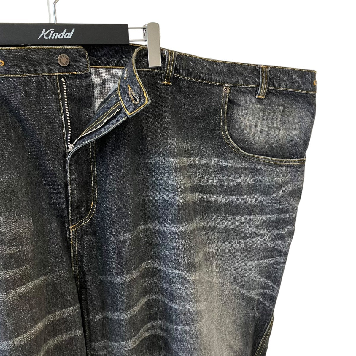 ORIMI OVERLAP BUGGY DENIM PANTSデニムパンツA25206 古着・中古-3枚目のアイテム画像