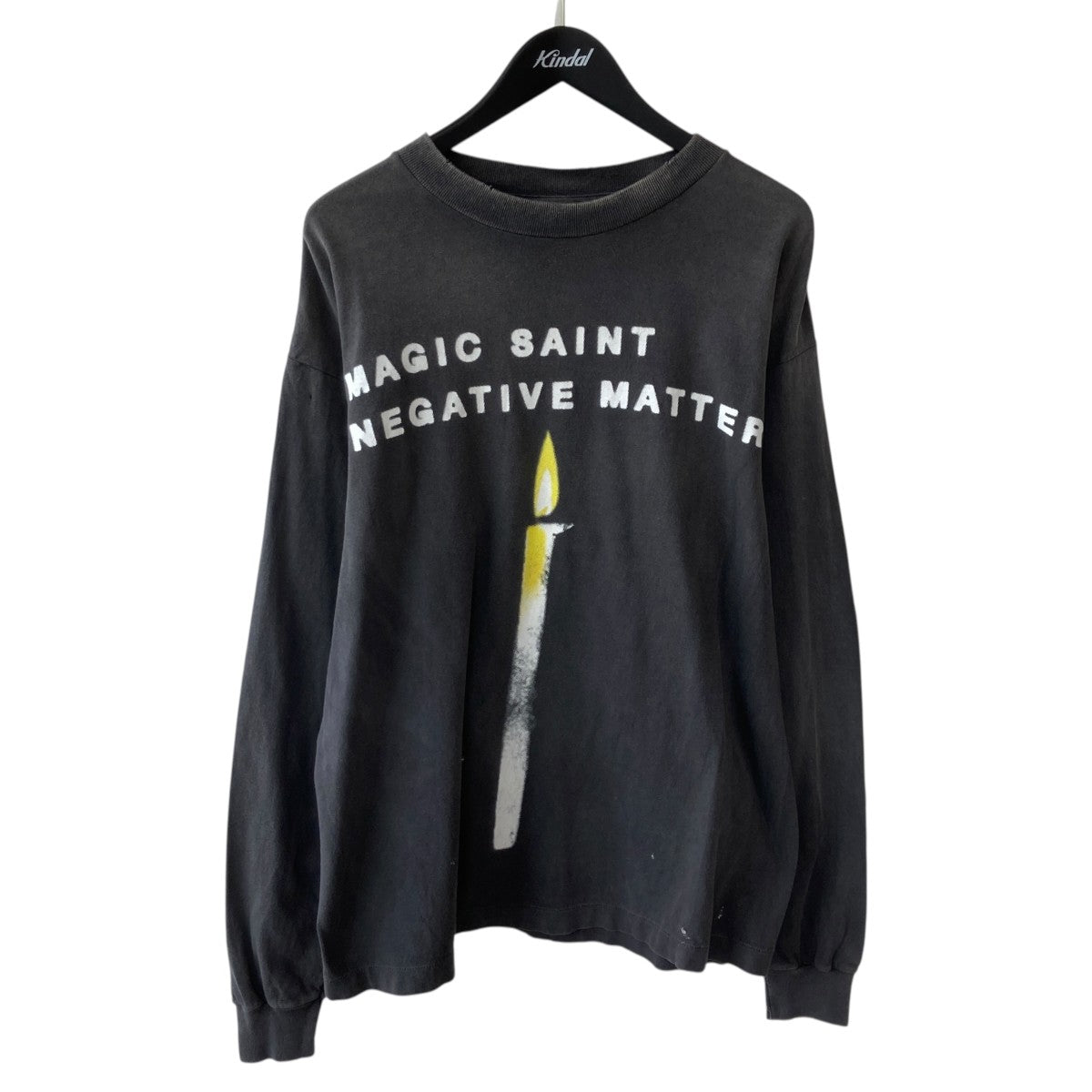 SAINT MICHAEL CANDLE LS TEEロングカットソーSM-HR8-0000-031 古着・中古-1枚目のアイテム画像