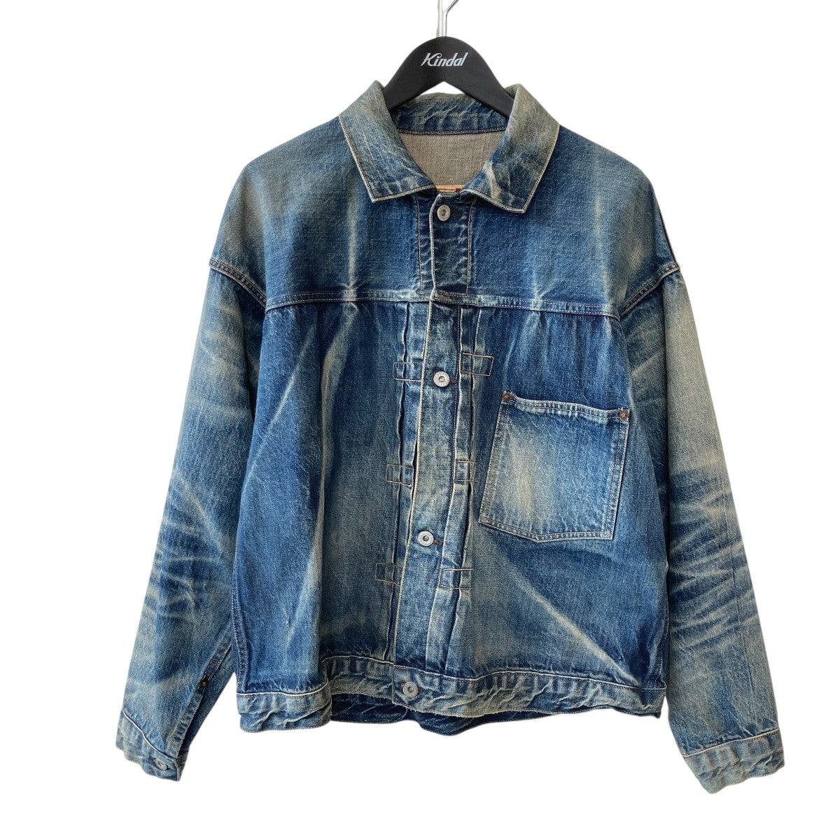 SAINT MICHAEL×BERBERJIN 1stデニムジャケットSM-HR8-0000-C39 古着・中古-1枚目のアイテム画像