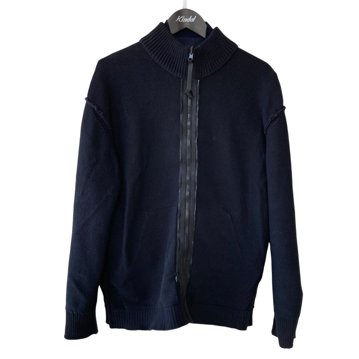 COTTON MIXED ZIPPED CARDIGANリバーシブル ジップアップカーディガン20CMKN131A