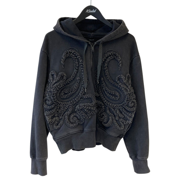 TAAKK(ターク) EMBROIDERY ZIP HOODIEパーカーTA-26SS-JR054 TA-26SS