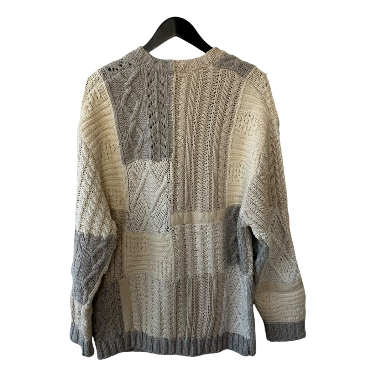 Supreme PATCHWORK CALBLE CARDIGANカーディガン 古着・中古-2枚目のアイテム画像