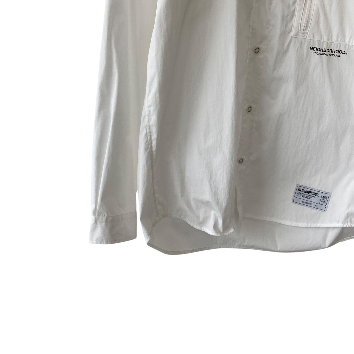 NEIGHBORHOOD PLAIN SHIRT LSシャツ252SPNH-SHM02 古着・中古-4枚目のアイテム画像