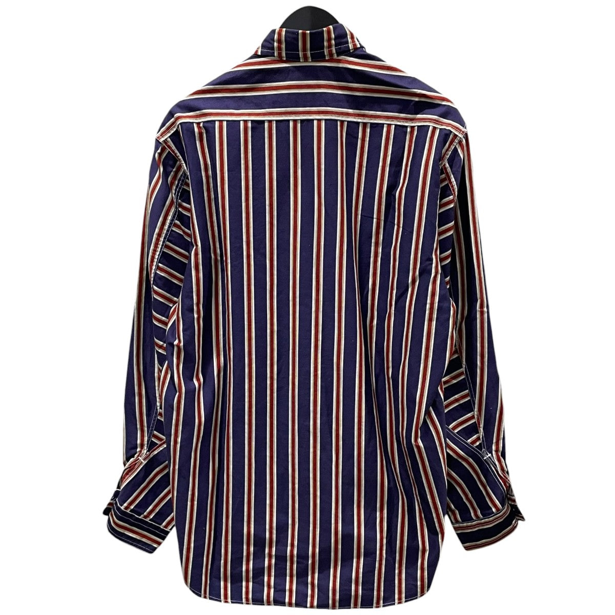 NIGEL CABOURN マルチカラーストライプワークシャツ NC-079137 古着・中古-2枚目のアイテム画像