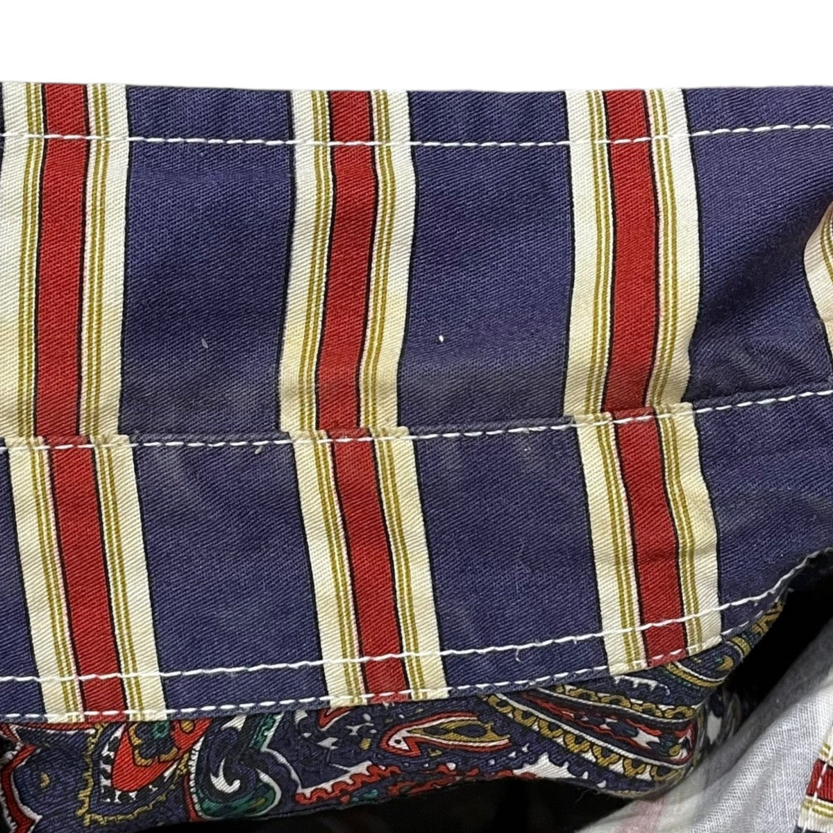 NIGEL CABOURN マルチカラーストライプワークシャツ NC-079137 古着・中古-5枚目のアイテム画像