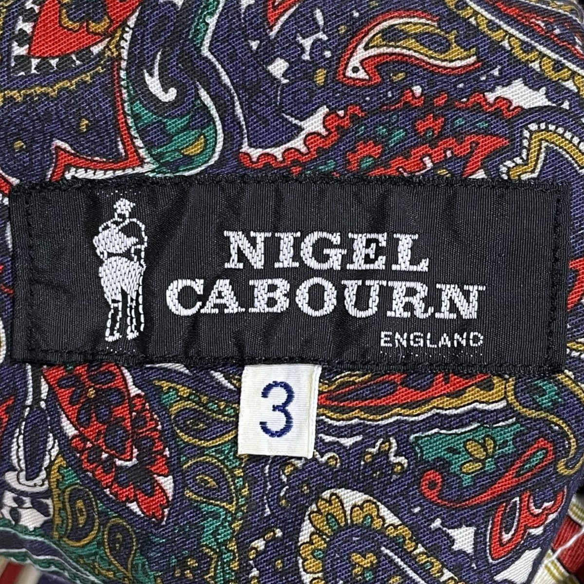 NIGEL CABOURN マルチカラーストライプワークシャツ NC-079137 古着・中古-7枚目のアイテム画像