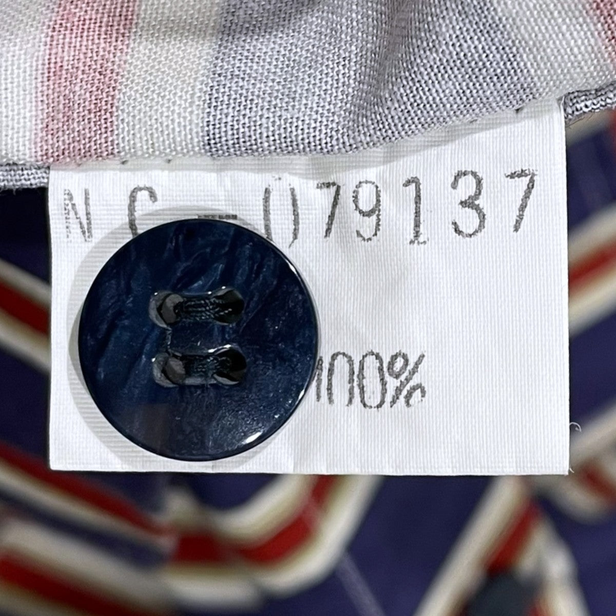 NIGEL CABOURN マルチカラーストライプワークシャツ NC-079137 古着・中古-8枚目のアイテム画像