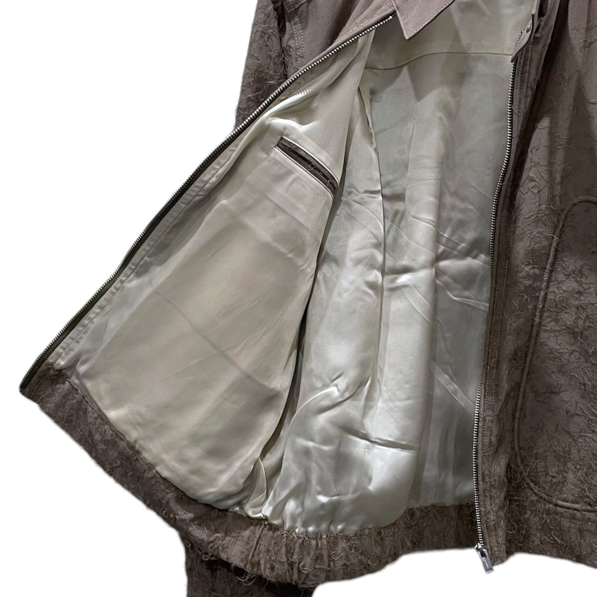 24AW ジップアップジャケット HAIRY BLOUSON ヘアリーブルゾン 2411300208