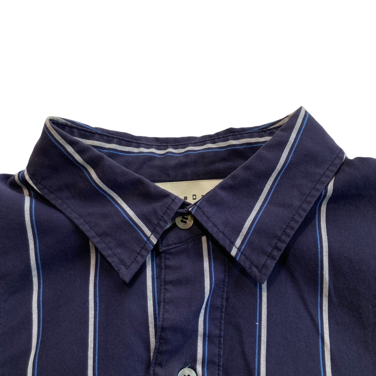 Jieda HAND STITCH STRIPE SHIRT長袖シャツjie-20w-sh02 古着・中古-7枚目のアイテム画像