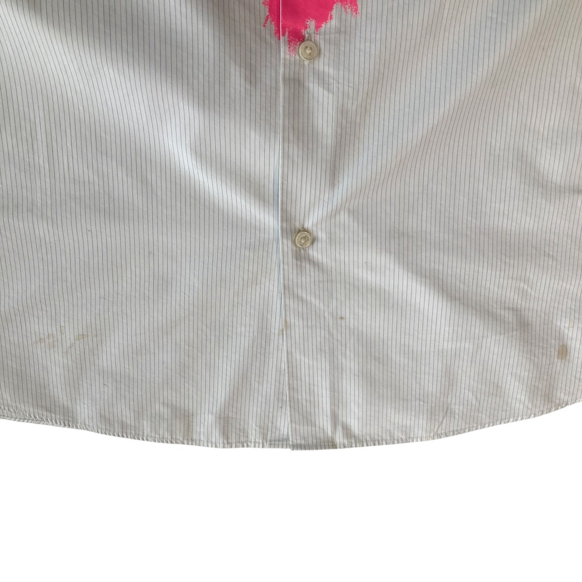 VETEMENTS ANARCHY LOGO SHIRTストライプシャツUA52SH550P 古着・中古-8枚目のアイテム画像