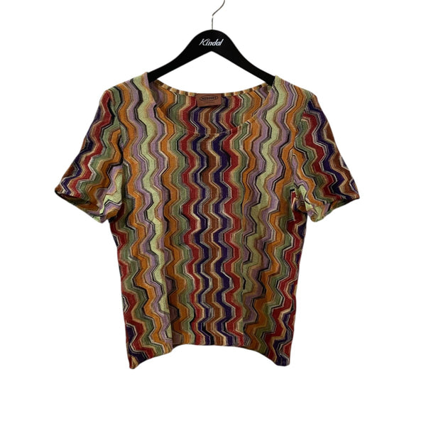MISSONI(ミッソーニ) 半袖ニット マルチカラー サイズ 44｜【公式