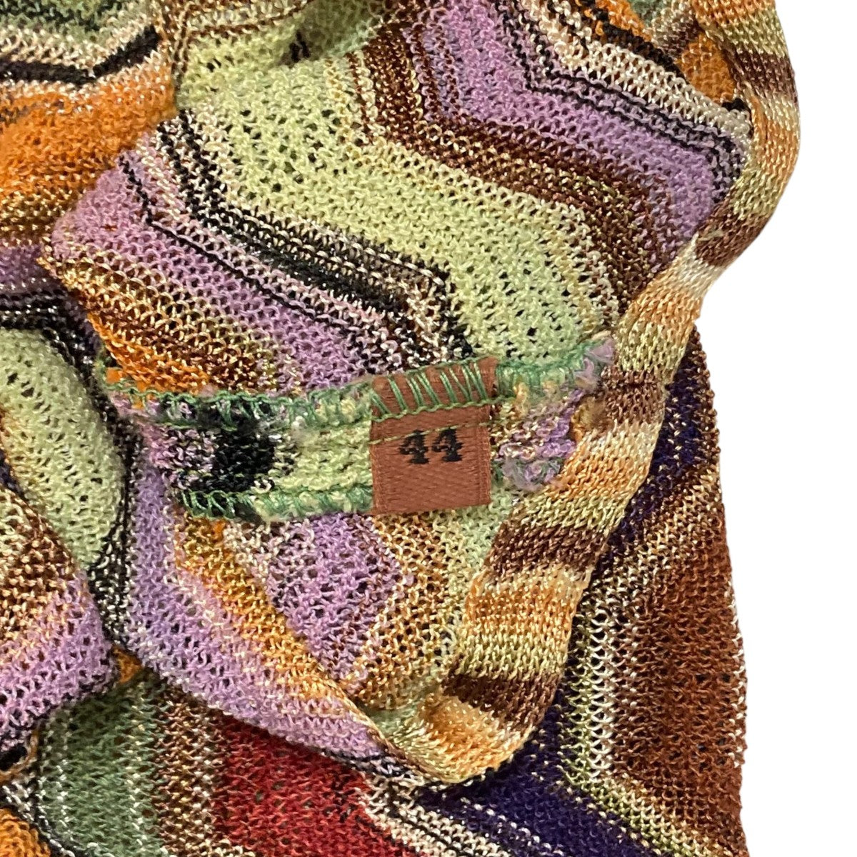 ミッソーニ MISSONI ウール アンサンブル ニット 44 グリーン系 MISSONI ミッソーニ グリーン系 マルチカラー ウール×モヘア ニット