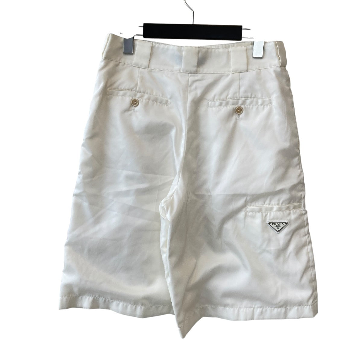 PRADA 2018Triangle Logo Plate Short Pantsハーフパンツ２２Ｈ７６８ 古着・中古-2枚目のアイテム画像