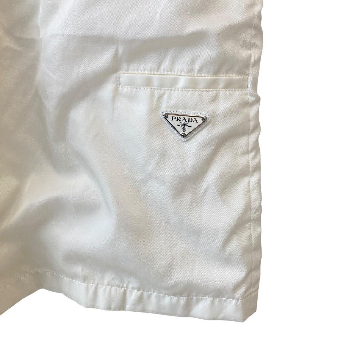 PRADA 2018Triangle Logo Plate Short Pantsハーフパンツ２２Ｈ７６８ 古着・中古-4枚目のアイテム画像