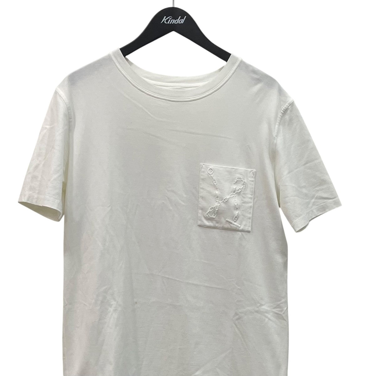 HERMES コットン シェーヌダンクル刺?ワンピース 古着・中古-2枚目のアイテム画像