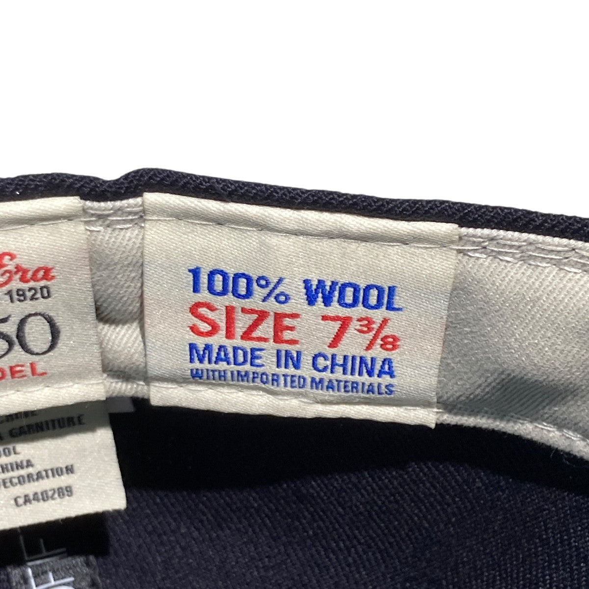 New Era×FEAR OF GOD ジャイアンツキャップ ネイビー サイズ 7 3/8