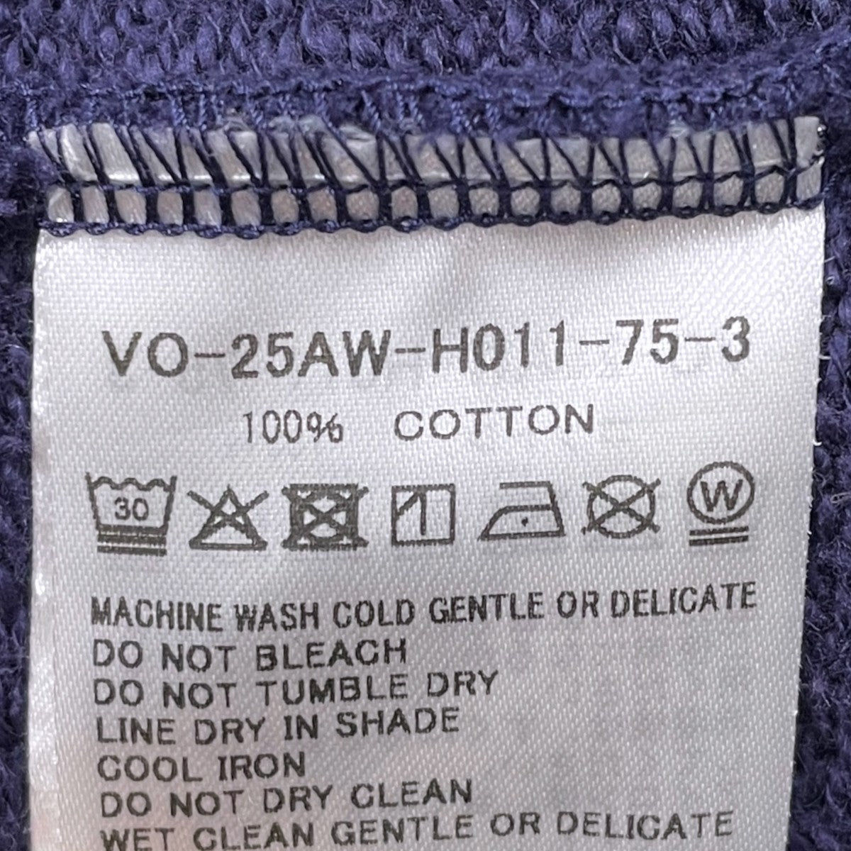 25AW プルオーバーパーカー ICON SPELL OUT HOODIE アイコン スペル アウト フーディー VO-25AW-H011-75-3