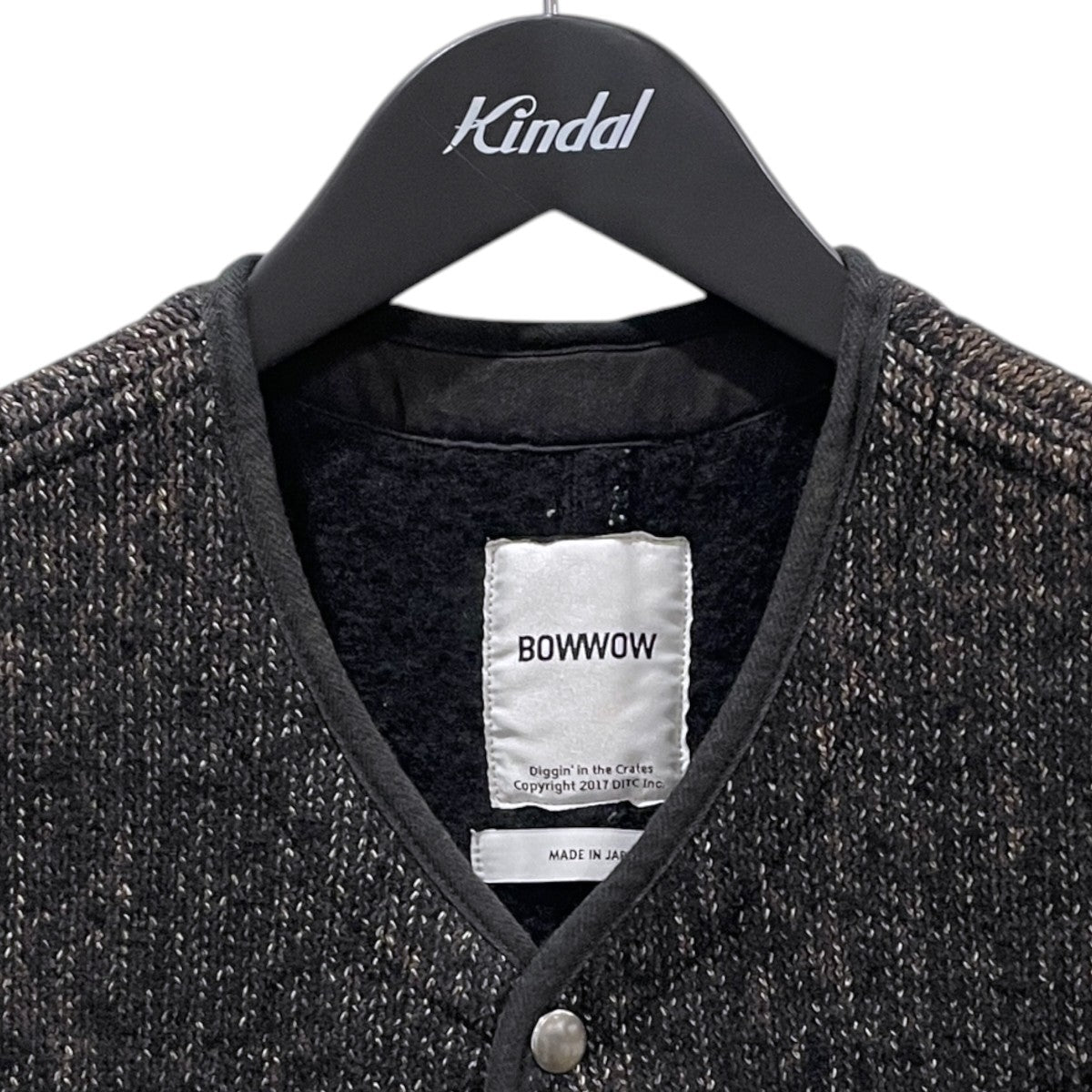 25AW 加工Vネックベスト B CLOTH VEST AGED ビーチクロスベスト エイジド BW252-BCV